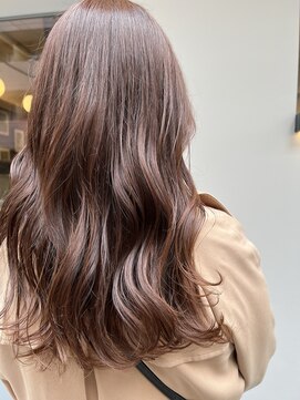 ムーン(moon) #ミディアムヘア #ショコラベージュ #ボブルフ #ベビーバング