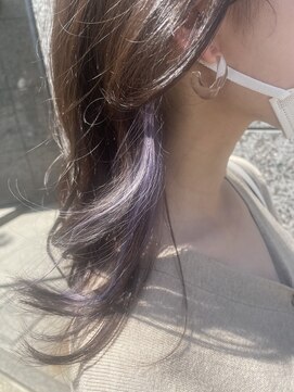 六本木美容室 西麻布店 大人可愛いインナーカラー◎イルミナカラー