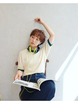 エンバイフラワー(enn by flower) ニュアンスパーマ×マッシュショート