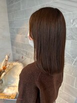 ジル アンク(Jill ankh)&nbsp;《Jillankh 姫路駅前》オリーブブラウン　ワンカール　赤み消し