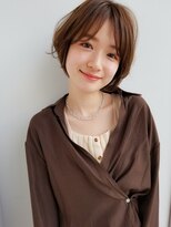 ガーデン オオタカノモリ(garden otakanomori)&nbsp;大人カジュアルなゆるふわ丸みショートレイヤースタイル