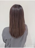 大人女性に!極細白髪ぼかしハイライト