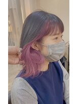 ルミ 高崎駅店(Lumi)&nbsp;外ハネボブインナーカラー【高崎/高崎駅/Lumi高崎】