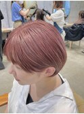 @fuchi_kuchi.okada[大阪豊中/ピンクベージュ/美髪ショート]