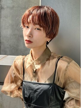 キュー 銀座(cue) ラフに動くニュアンスシースルーマッシュ