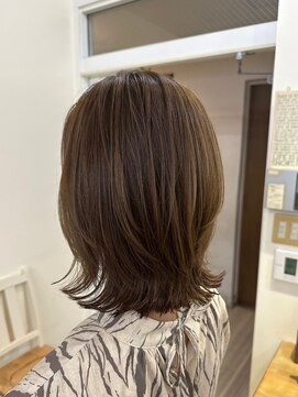 ラゴム 池袋(LAGOM) まとまるミディアムレイヤー[池袋/髪質改善]