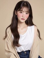 ラベスト キョウト(LOVEST)&nbsp;【TONO STYLE 161】甘め派レイヤーヘア必見！かわいい前髪