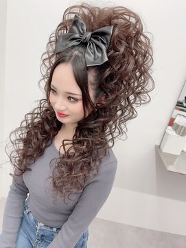 盛り髪/スジ盛り/爆盛り/ハーフアップ/チラシアップ