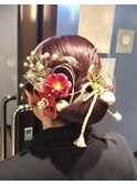 成人式ヘアセット