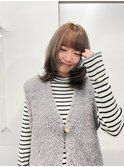 顔周りレイヤー/ダブルカラー/ブリーチ/中崎町