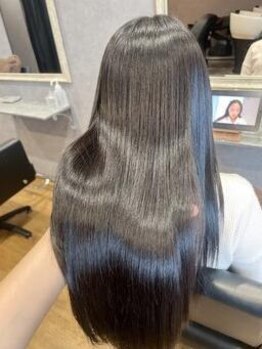 アミーベルクスト(AMI a BELLE kst)の写真/【髪質改善専門店】カラーをしながら栄養分をたっぷり補給！ここでしか体験できない感動の【カラーエステ】