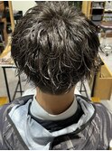 波巻きパーマ