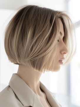 アルトリスト(Altruist Aging×HAIR&SPA) ☆イメチェンピンクベージュアンブレラカラー前髪クールショート