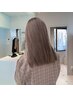 カット+ブリーチなしorありダブルカラー+炭酸泉Spa【￥16720】