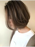 【BOTANIUM by Rr SALON】大人ハイライト×シンプルボブ☆
