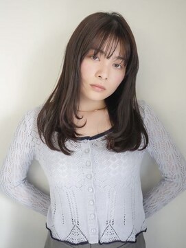 ラヴィズム(LUVISM) ◎韓国ヘアー顔周りレイヤーボブミディアムおくれ毛前髪万代新潟