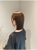 パッツンボブ/サラツヤストレート
