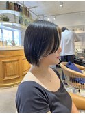 ミニウルフレイヤーカット顔周りカット前髪カット韓国ボブ吉祥寺