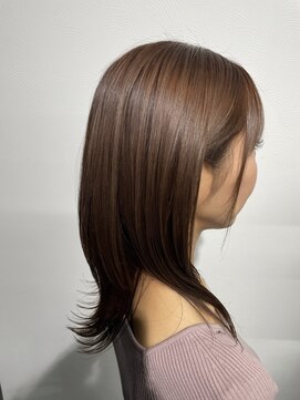 ヘアメイクアクト 都賀店 ブリーチなしで作れるベージュカラー