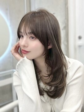 アイシー 表参道(ICY) ワンカールレイヤーカット/動きのある柔らかヘア/韓国ヘア