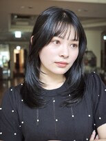 ビュートリアム265(BEAUTRIUM 265) ◆小顔ロングレイヤー/レイヤーカット/黒髪/韓国/ハッシュカット