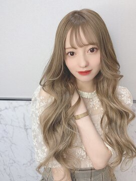 ララ モアナ(LaLa Moana) ミルクティーベージュ・シールエクステ・華やかロング・透明感