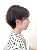 大分ショート/絶壁解消/マフラー映え/マッシュショート/20代30代