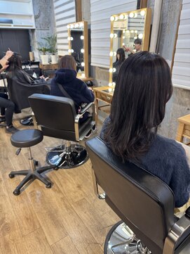 ツヤ感ブルーブラックレイヤー