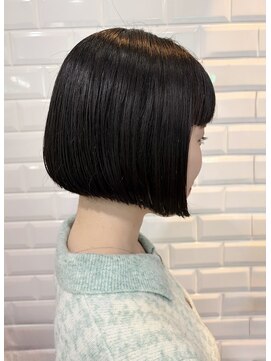 黒髪ボブ【ボブショートショートボブ黒髪暗髪レイヤーミニボブ】