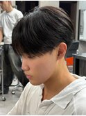 マッシュ/黒髪/ナチュラルマッシュ/メンズ/ツーブロック