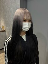 ルル(Lulu)&nbsp;ホワイト×ブラックルーツカラー