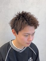 ルースト 南堀江店(ROOST)&nbsp;刈り上げセンターパート/波巻きツイストスパイラル/南堀江