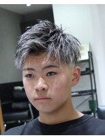 オメガ 渋谷(OMG)&nbsp;ホワイトメッシュアップバング