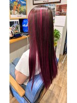 フェリセスアットヘア(Felices at Hair) ピンクアンブレラロング