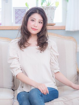 オーブ ヘアー フィオーレ 京都桂店(AUBE HAIR fiore) パーマで束感♪大人ロング