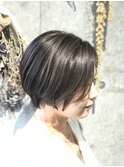 ハイライト前下がりボブ【大塚美容室UNiCO 髪質改善イルミナ】