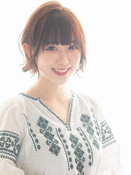 ヘアーサロン ラフリジー(Loufreasy) イルミナカラー × ネオウルフの耳かけショートで小顔に♪