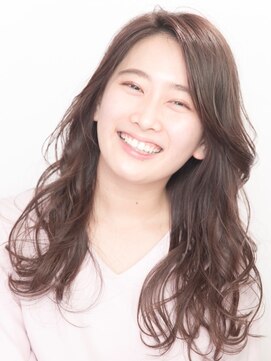 ルルディ バイ アフロディーテ銀座(luludi by APHRODITE) くびれヘア/アプリコットオレンジ/ハイライト/縮毛矯正/銀座