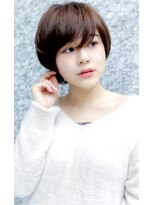 ラフィス ヘアー ホーム JR尼崎店(La fith hair Home)&nbsp;【La fith】ショコラブラウン×ショートボブスタイル