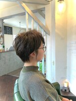 リンネ ヘアサロン(linne hairsalon) ショート耳かけスタイル