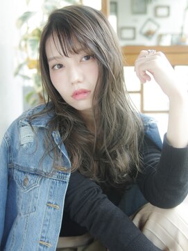 ヘアーカラープラス 稲毛店(PLUS) スモーキーベージュロング