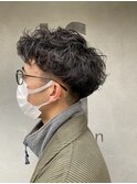 ☆お客様style☆アップバングパーマ