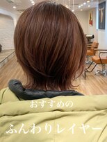 ノラキチジョウジ(NORA KICHIJOJI)&nbsp;#ウルフカット#ボブウルフ#レイヤー#外ハネ#ロブ#くびれミディ