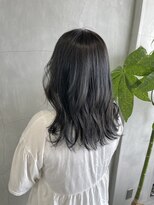 ティティ(TiTi)&nbsp;ブルーアッシュグレーセミディ[TiTi_栗林れい]