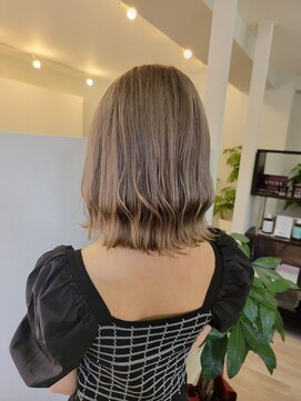 グランディールヘアデザイン(grandir hairdesign) 外はね！ミルクティーベージュ