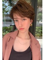 オースティン 流山おおたかの森(AUSTIN) 大人かわいい前髪セシルカットココアブラウンフリンジウェーブ