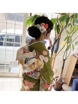 ガーデン 美容室 成人式