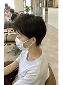 小顔補正立体カット