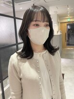 ヨーク(YOKE)&nbsp;【 YOKE 】ミディアムロブ大人かわいい小顔くびれ韓国