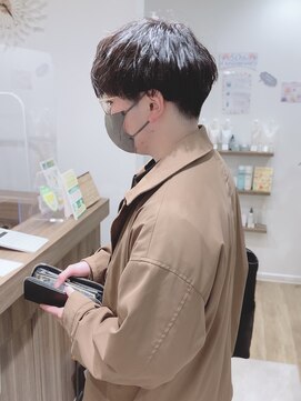 モリオフロムロンドン 松戸店(Morio from London) 【松戸 岩口】ちょこり耳かかる波巻ハンサムショート